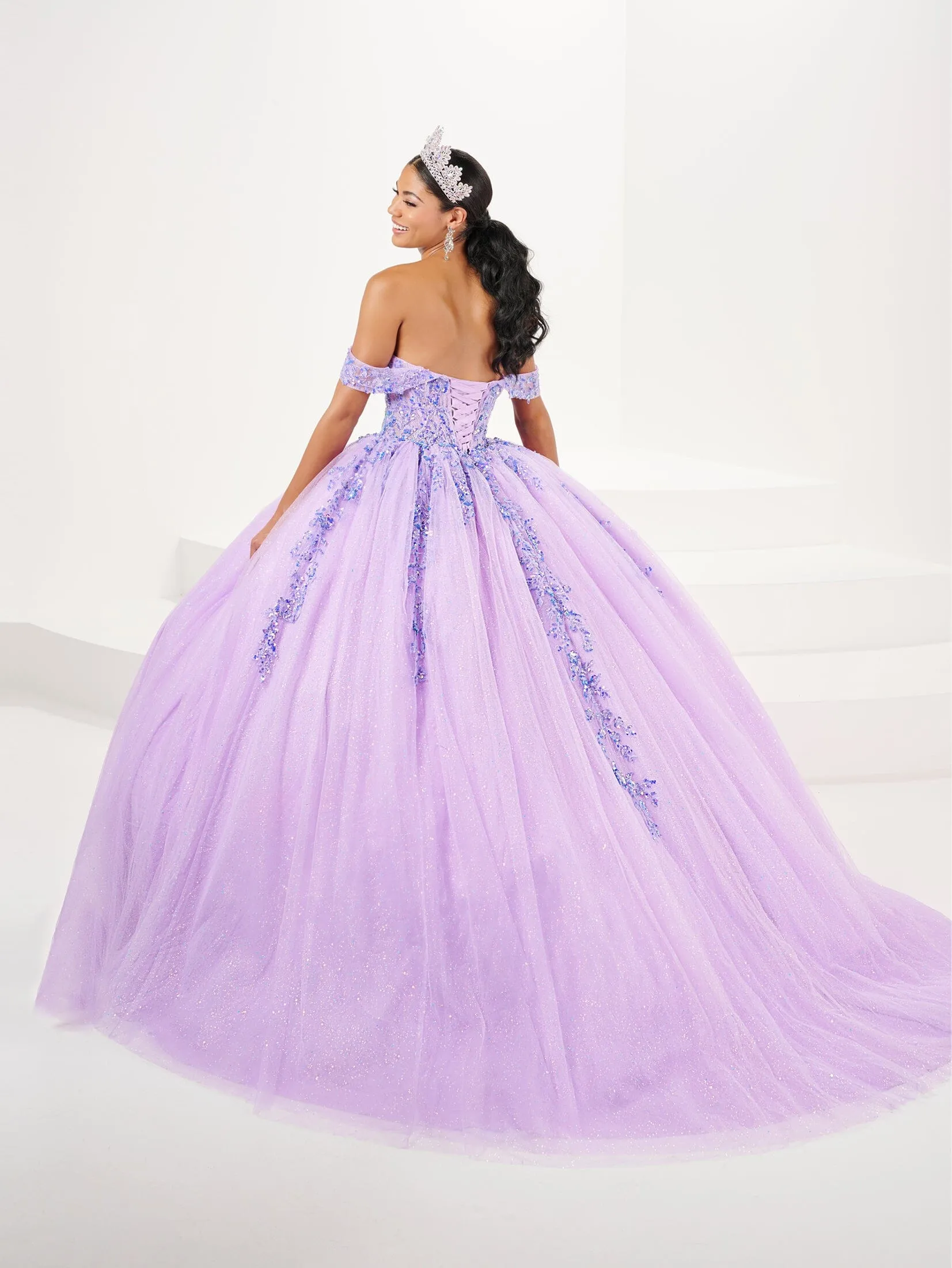 Applique Off Shoulder Quinceanera Dress by Fiesta Gowns 56507