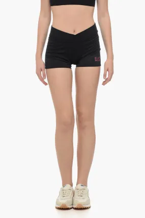 Armani EA7 Tech Fabric Shorts with Printed Logo M Standard size