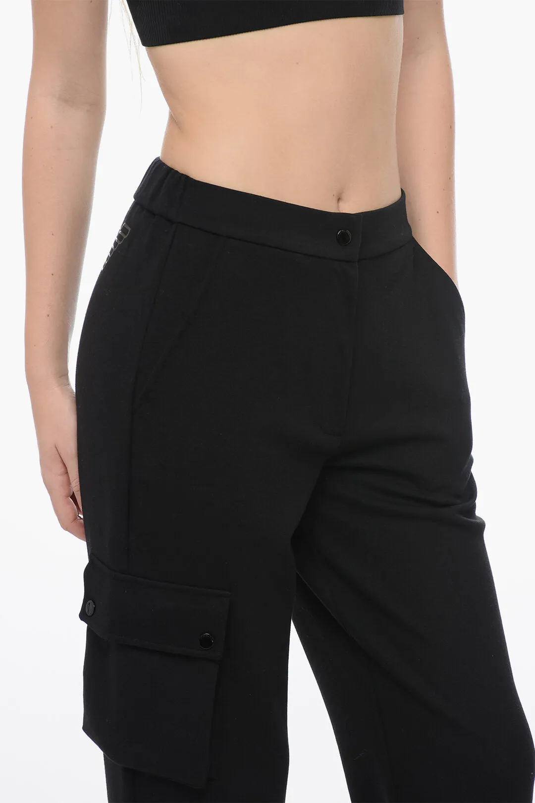 Armani EMPORIO Cargo Sweatpants with Drawstringed Ankles