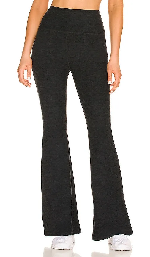 Beyond Yoga Spacedye All Day Flare High Waisted Pant in Black