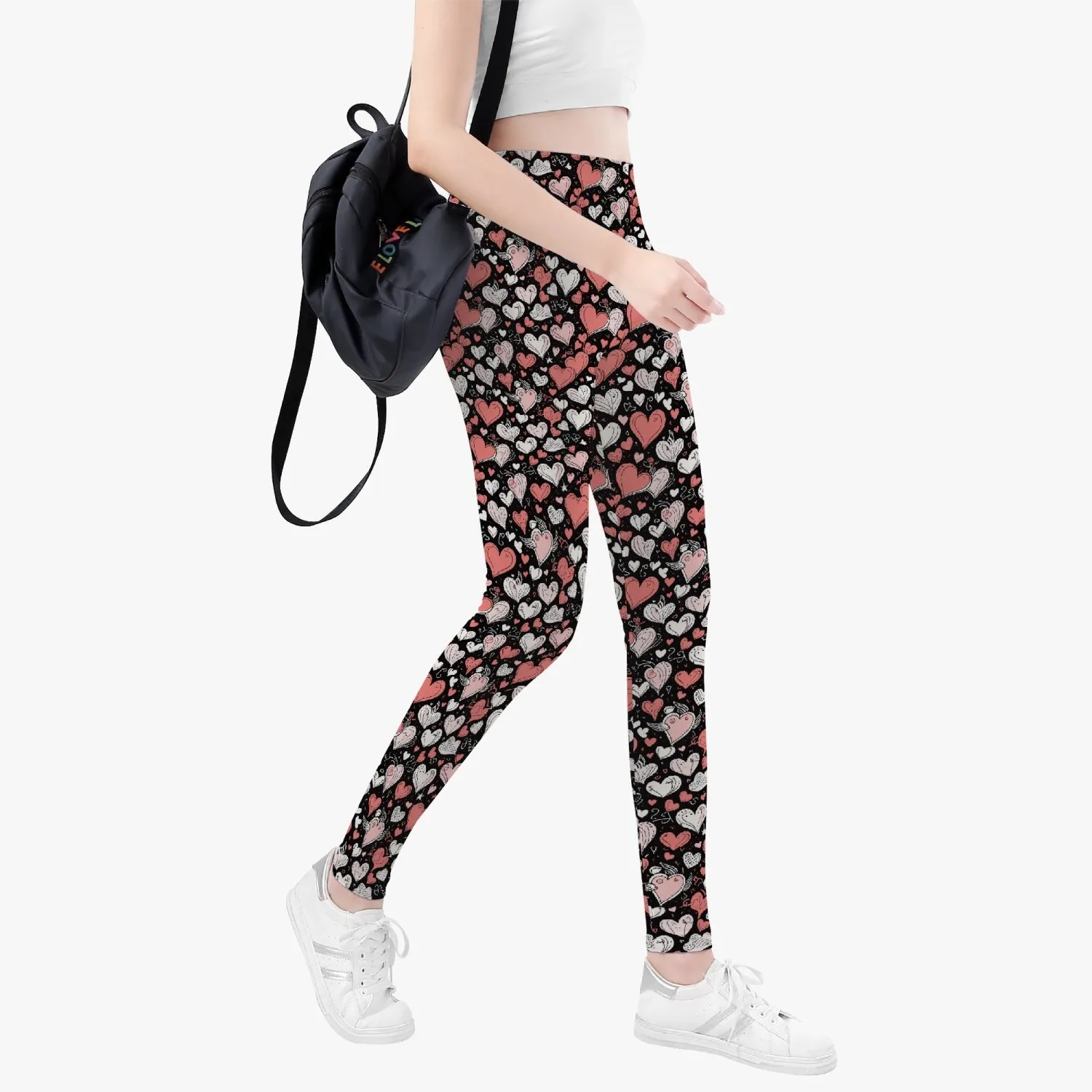 Colorful Hearts Women's Yoga Pants
