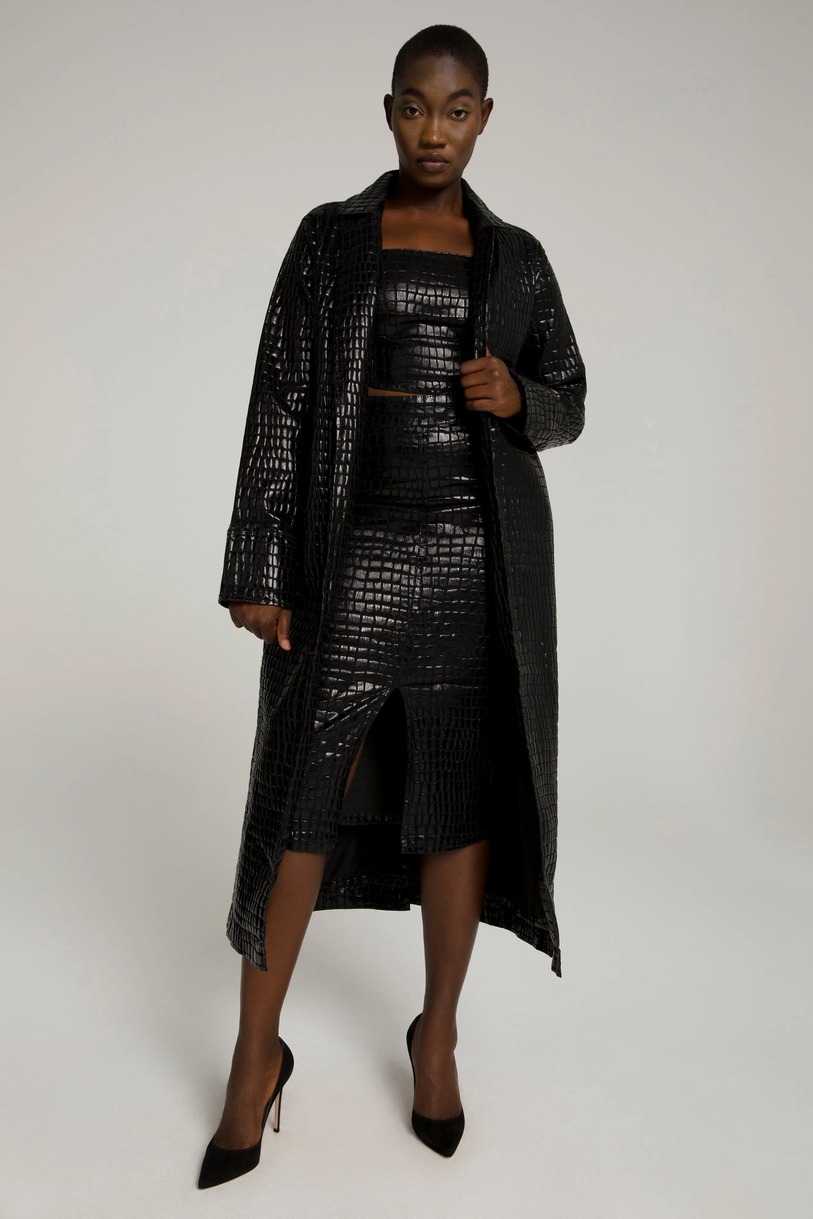 CROC TRENCH | BLACK CROC001