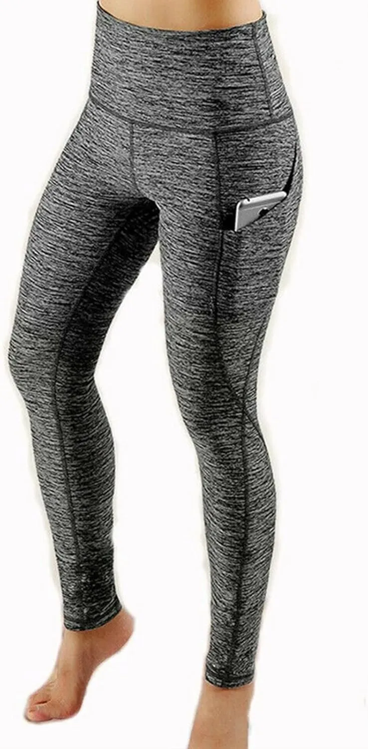 fanmpghleoo Gym Leggings for Women Tummy Control High Waisted Workout Leggings with Pockets Lightweight 7/8 Leggings Summer