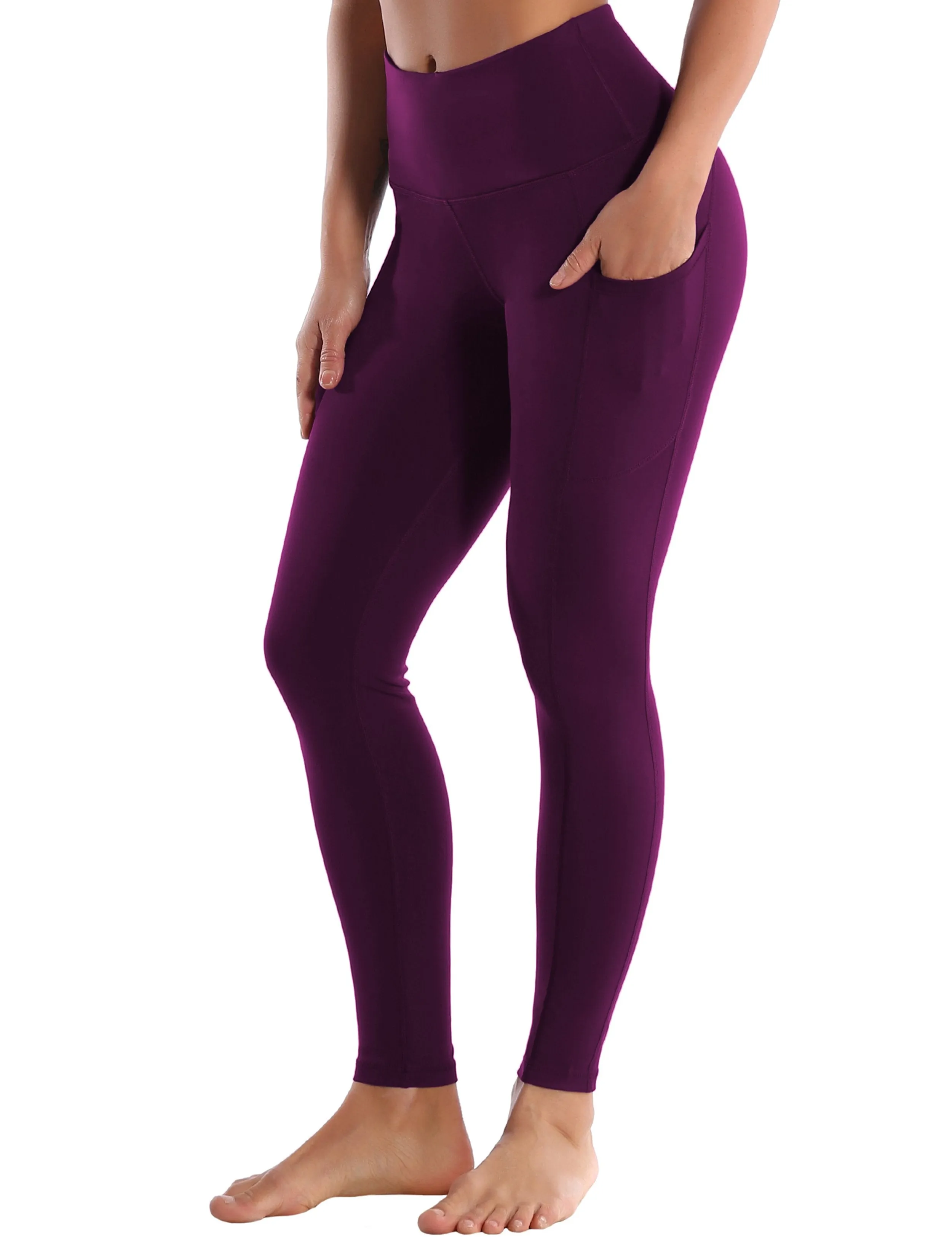 Hip Line Side Pockets Jogging Pants grapevine ins_Jogging