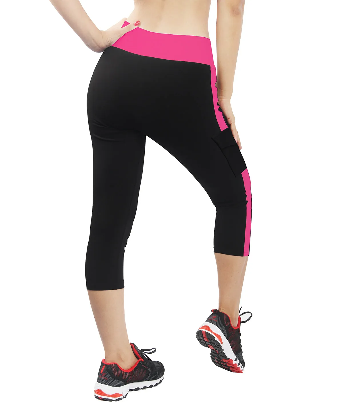 iLoveSIA Gym Pants Womens Summer Capri Tight Yoga Pants Motion Pants