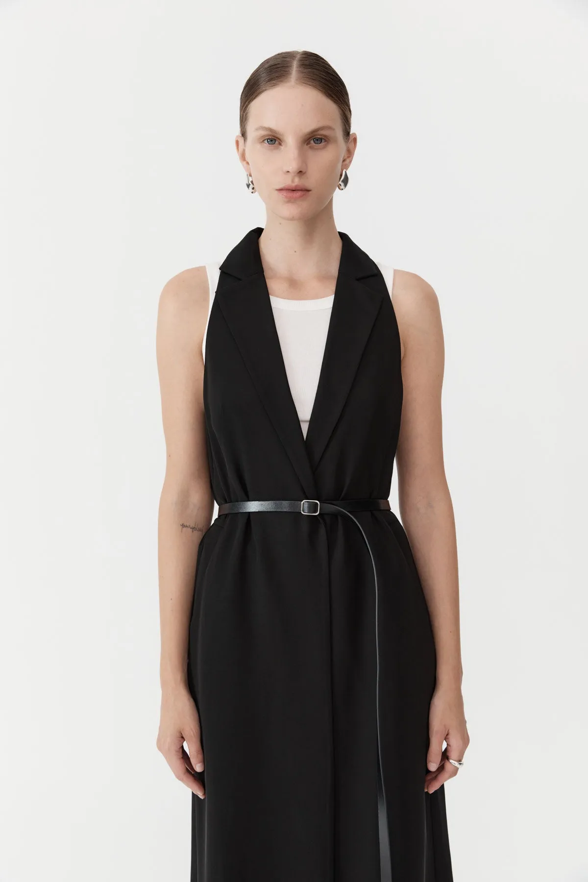 Layered Summer Trench - Black
