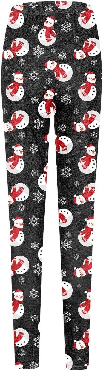 LCMTWX Butt Lifting Leggings for Women Leggings Christmas Pants Slim Long Elastic Pants Butt Lifting Leggings Thermal