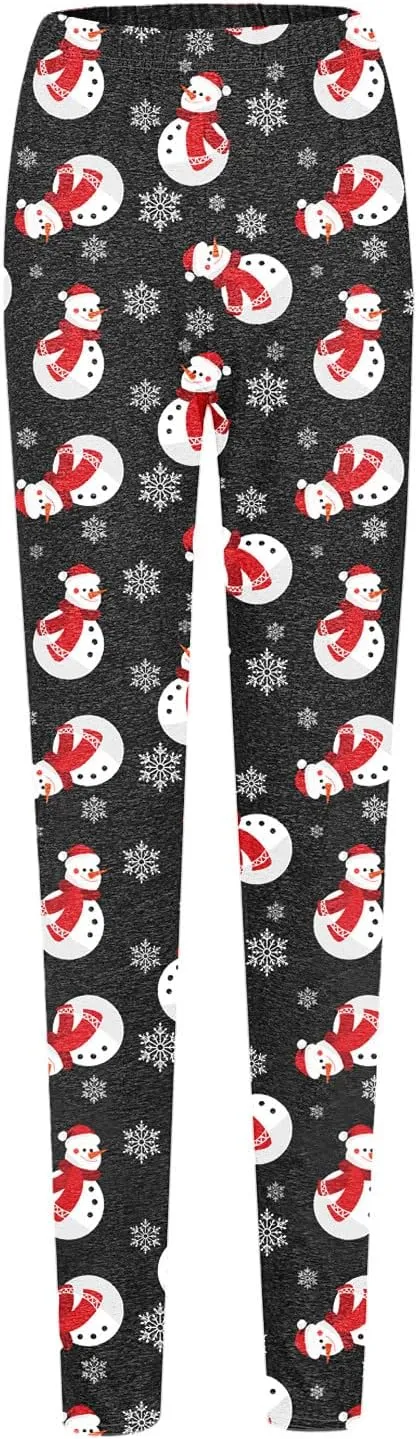 LCMTWX Butt Lifting Leggings for Women Leggings Christmas Pants Slim Long Elastic Pants Butt Lifting Leggings Thermal
