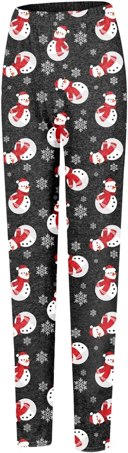 LCMTWX Butt Lifting Leggings for Women Leggings Christmas Pants Slim Long Elastic Pants Butt Lifting Leggings Thermal