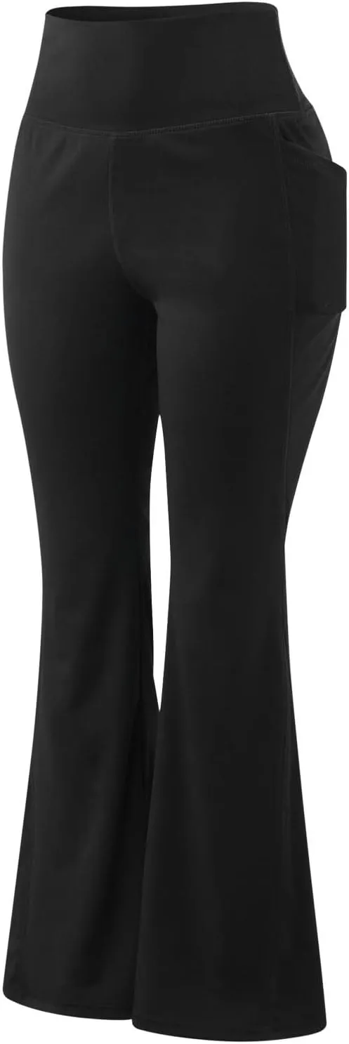 LCMTWX Flare Leggings High Waisted Yoga Pants for Women Women Sports Out Yoga Pants Black Leggings Women Yoga Leggings for
