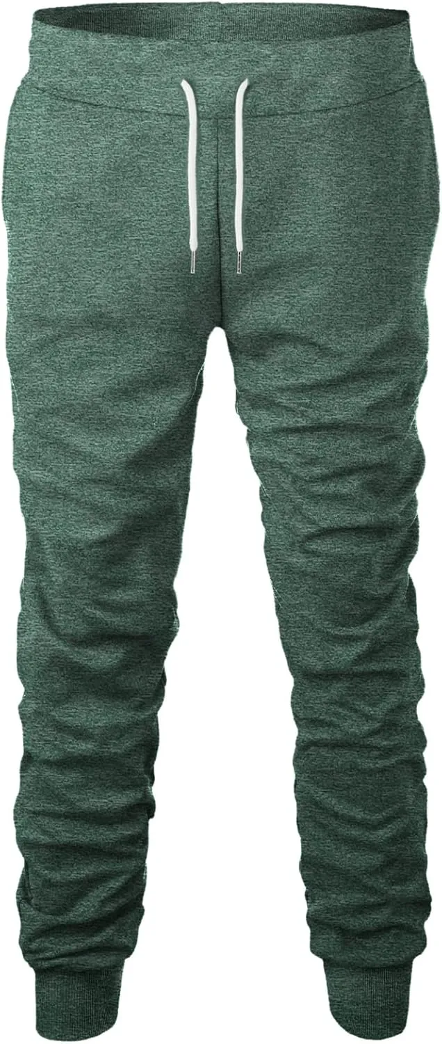 Ohoo Sweatpants for Men with Pockets Running Jogging Workout Track Pants