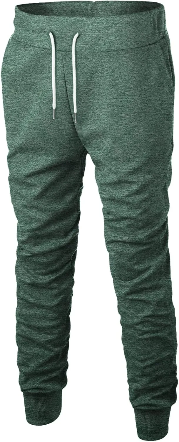 Ohoo Sweatpants for Men with Pockets Running Jogging Workout Track Pants