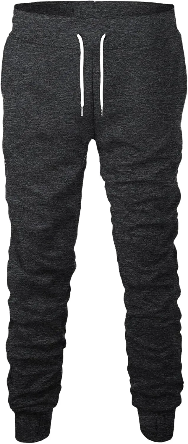 Ohoo Sweatpants for Men with Pockets Running Jogging Workout Track Pants