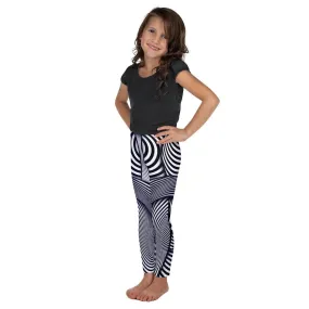 Optical Illusion Stripes Kid's Leggings
