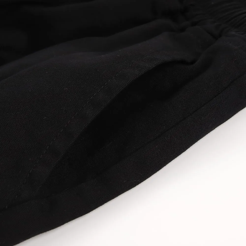 Spring&Gege Boys Jogger Pants Cotton Twill Drawstring Elastic Waist Jogging School Pants