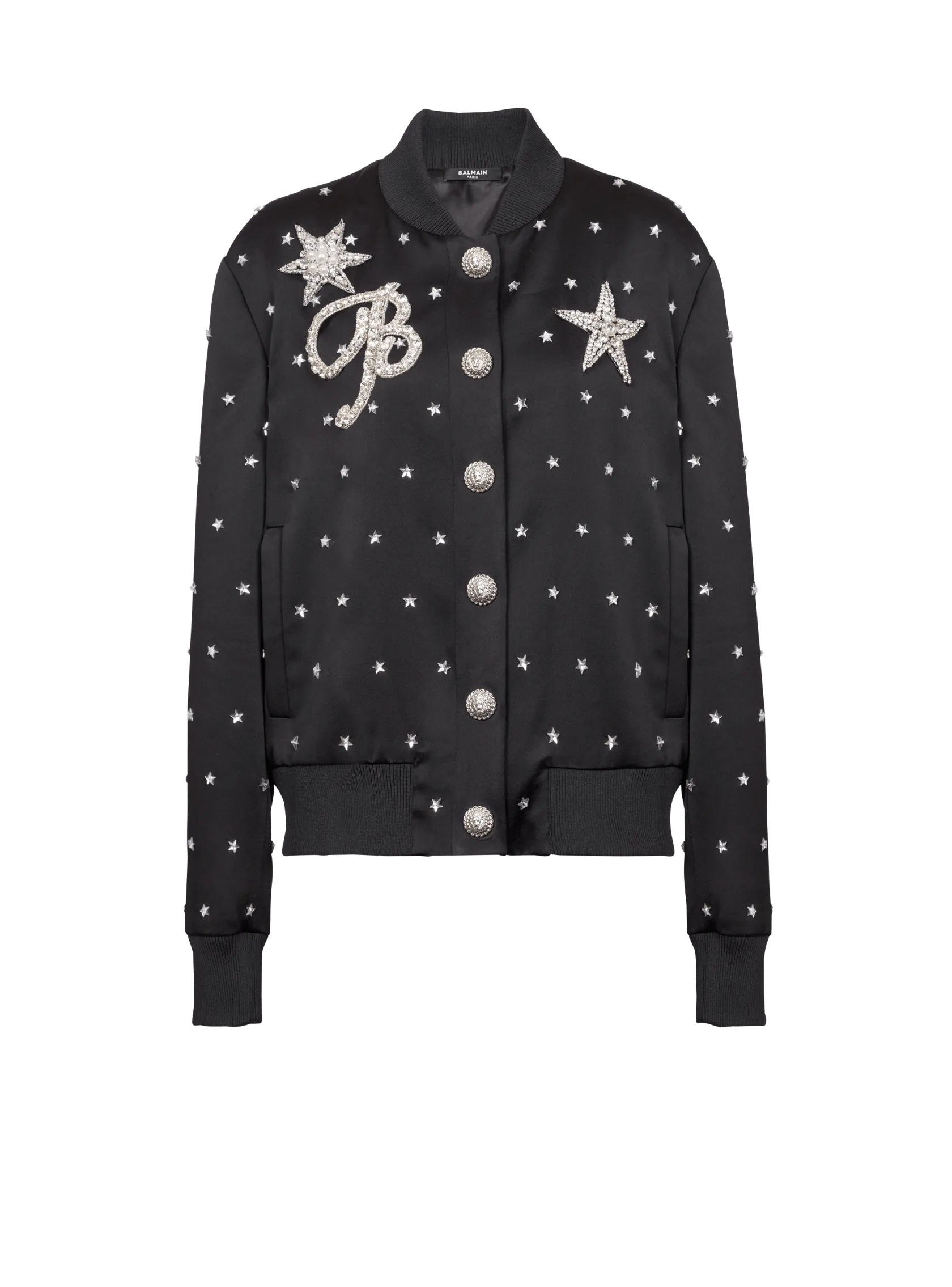 Stars embroidered bomber jacket