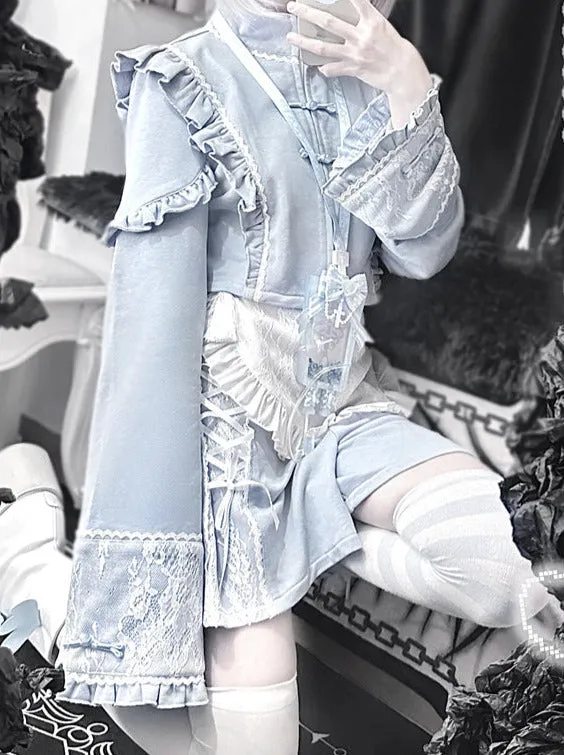 Suit China Maid Angel Sportswear Frill Aqua Apron Neighborhood