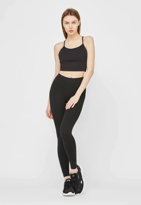 Up-Down Daily Leggings - Black