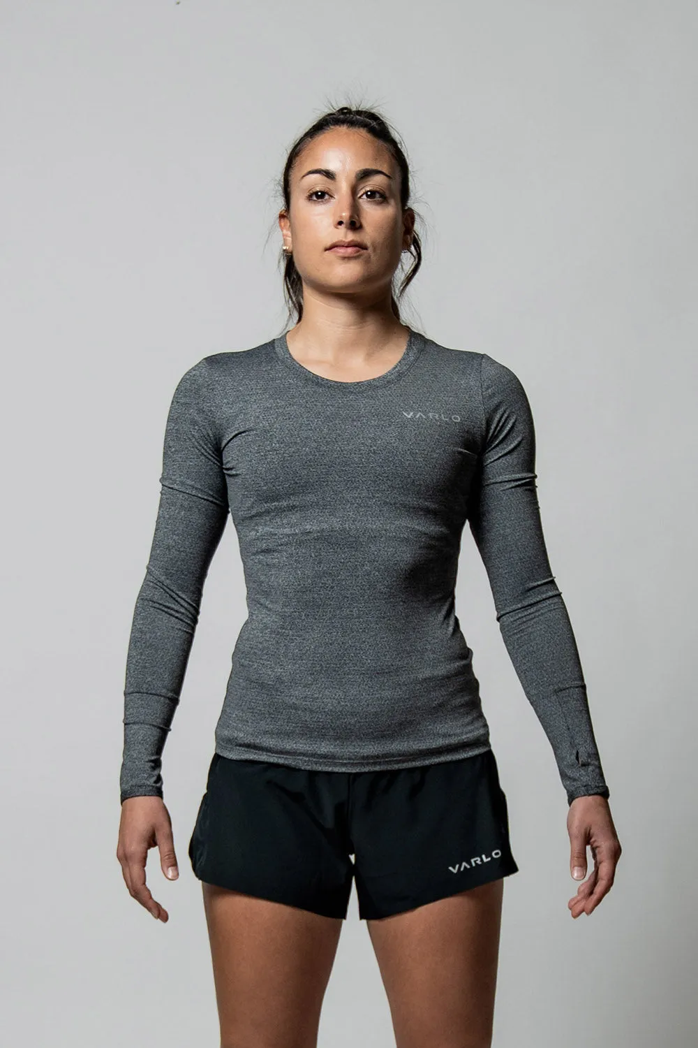 Women's Swift Long Sleeve Tech Shirt (Gray)