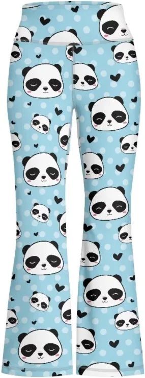YEXIATODO Girls Flare Leggings Yoga Pants Size 5-14 Athletic Leggings Sportswear for Toddlers Teens Bell Bottom Leggings